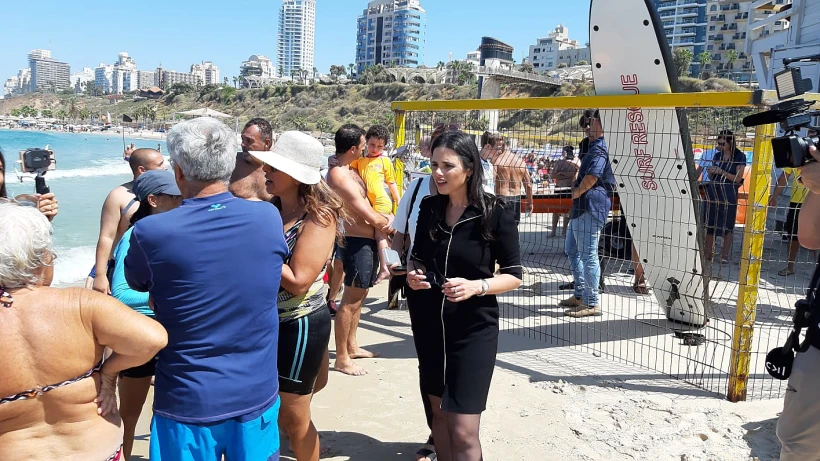 איילת שקד, יו''ר ימינה, בנתניה