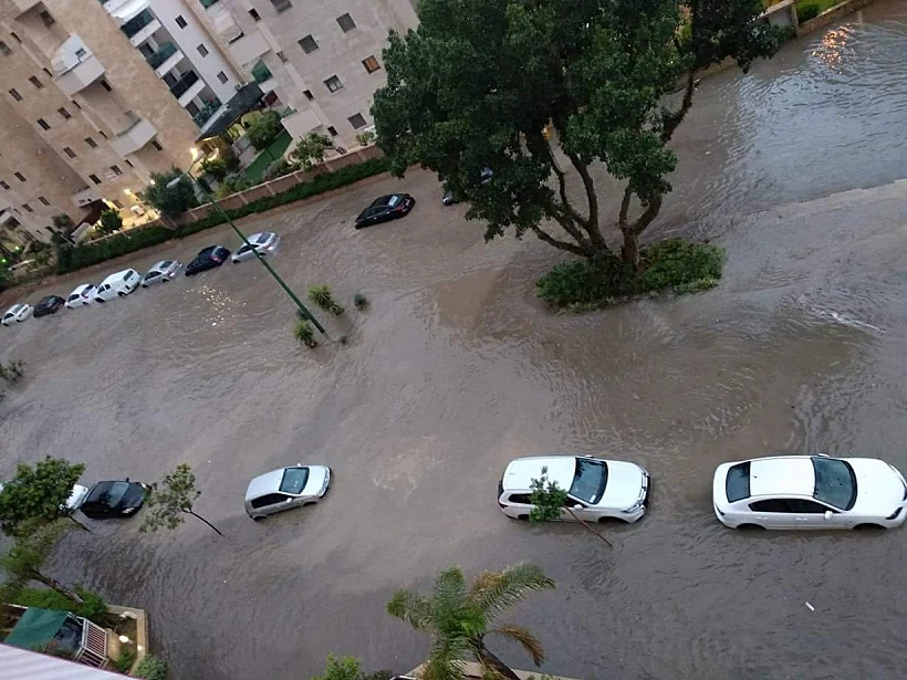 הצפות באשקלון