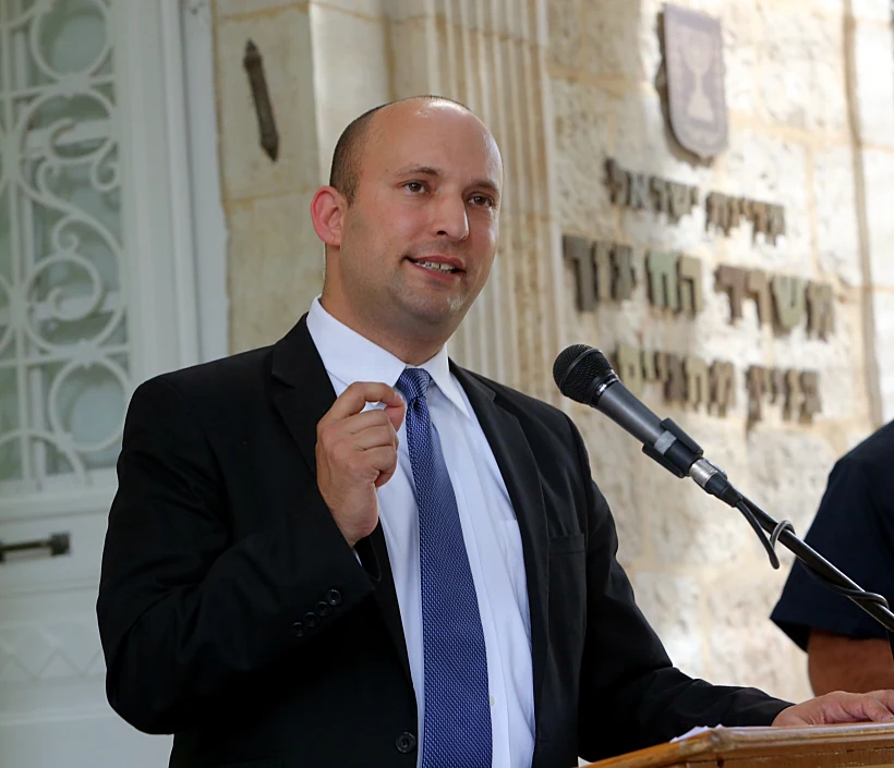 שר החינוך, נפתלי בנט, בטקס כניסתו לתפקיד