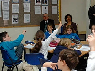 ילדים בכיתה