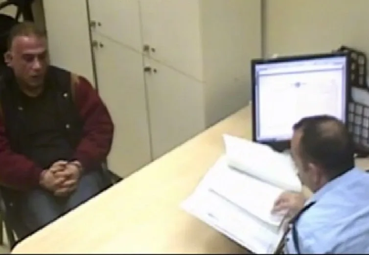 ניסים חדאד בחקירתו במשטרה