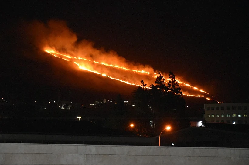 שריפה שפרצה בכרמיאל