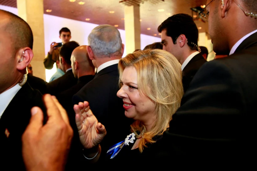 שרה נתניהו בטקס השבעת הכנסת ה-20