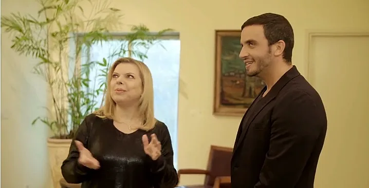 מתוך הסרטון כשמושיק פגש את שרה