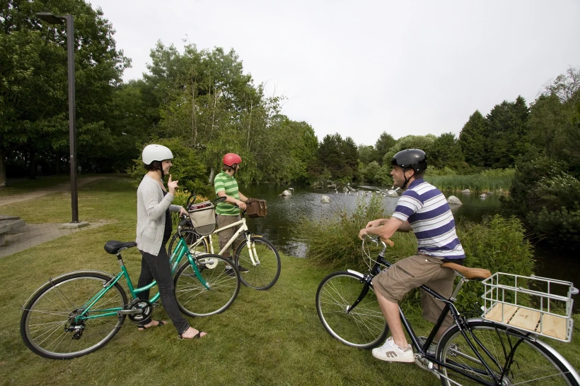 טיול אופניים בפארק הירקון