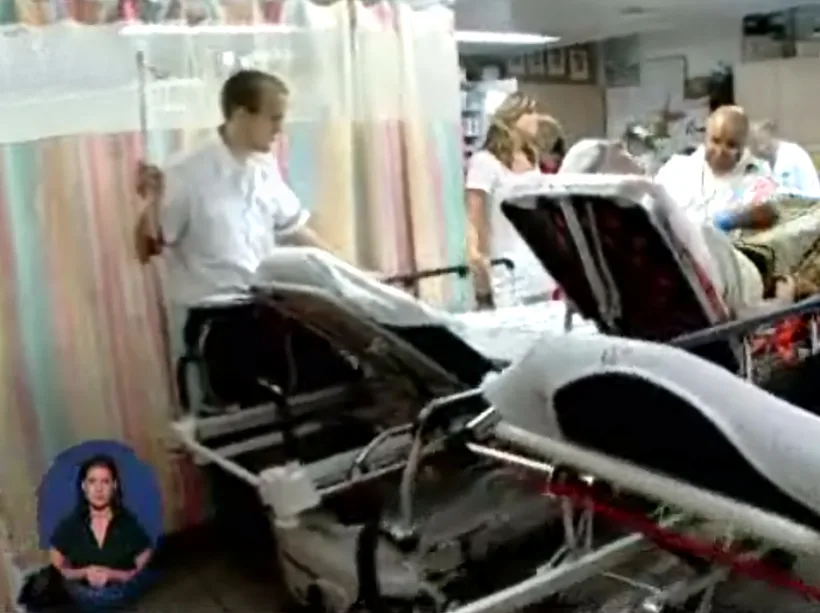 עומס במיון של בית החולים ברזילי