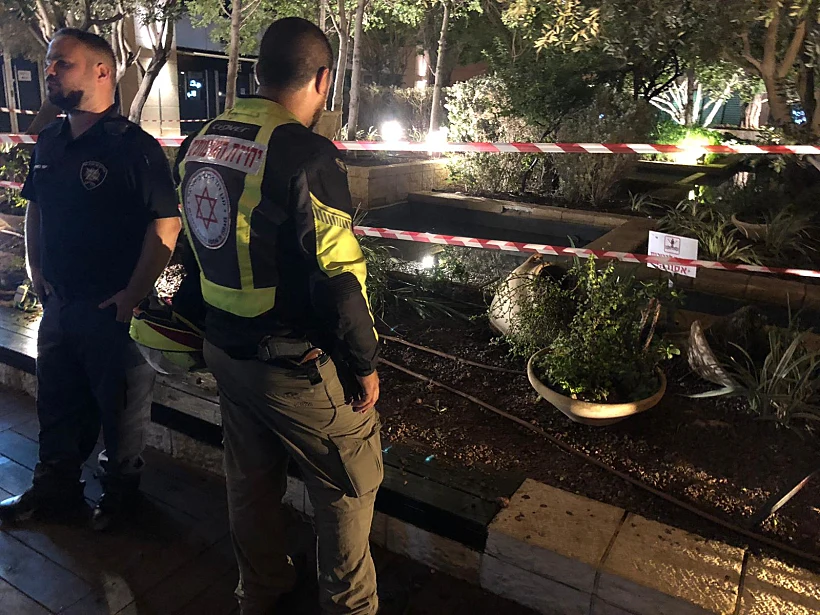 זירת האירוע שבה 4 צעירים התחשמלו