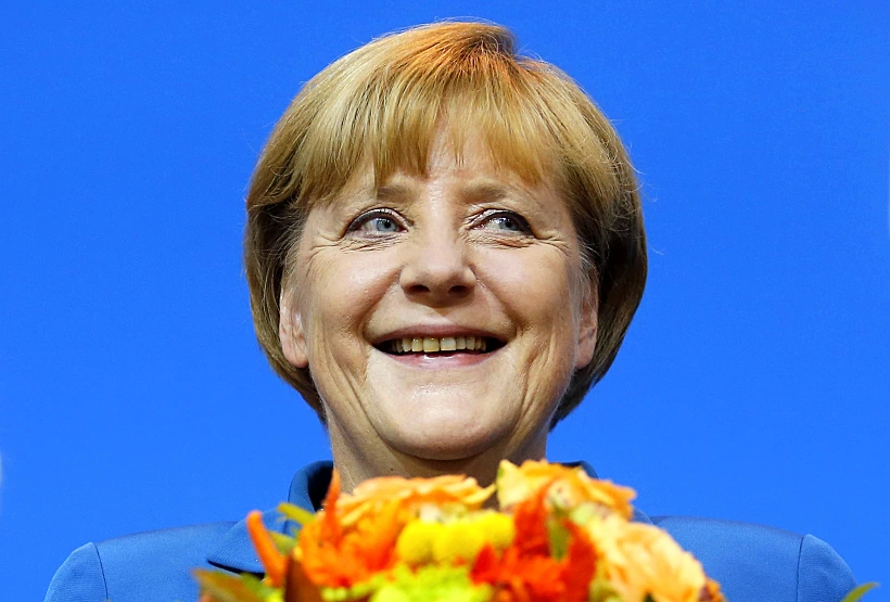 קנצלרית גרמניה, אנגלה מרקל, לאחר ניצחונה בבחירות