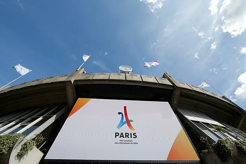 לוגו העיר המארחת של פריז למשחקים האולימפיים 2024