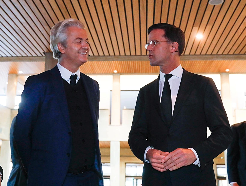 מארק רוטה, ראש ממשלת הולנד וחירט וילדרס, מנהיג מפלגת החופש