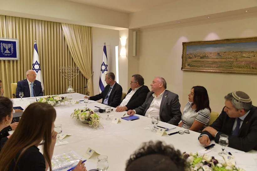 חברי מפלגת הליכוד אצל הנשיא ראובן ריבלין
