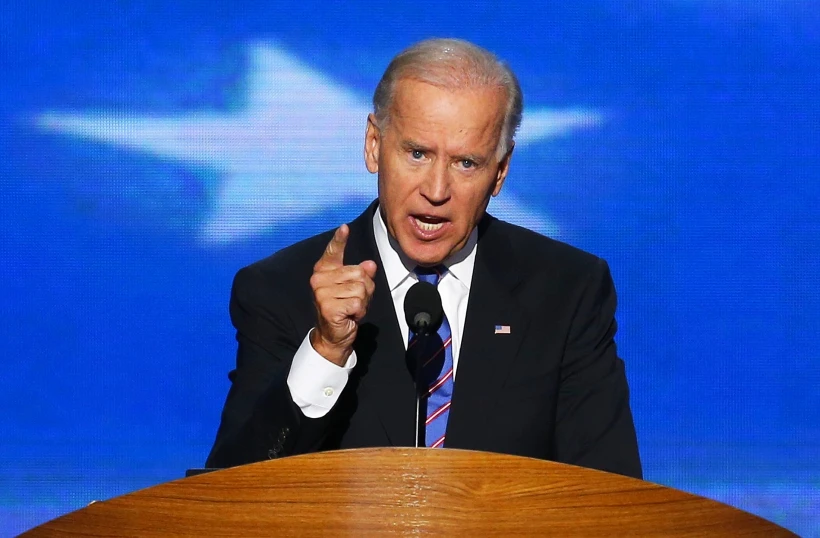 סגן נשיא ארצות הברית, ג'ו ביידן, נואם