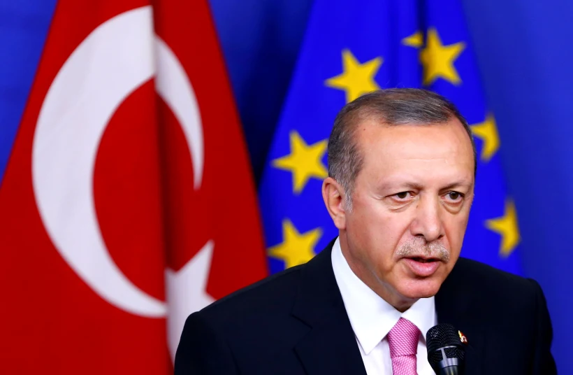 נשיא טורקיה, טאיפ ארדואן, בביקור בבלגיה