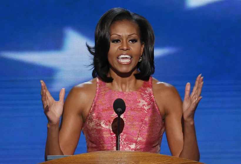 מישל אובמה בוועידה הדמוקרטית