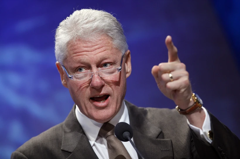נשיא ארצות הברית לשעבר ביל קלינטון