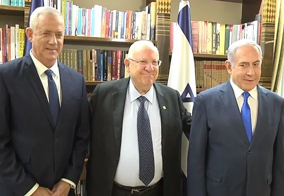 בנימין נתניהו, ראובן ריבלין, בני גנץ