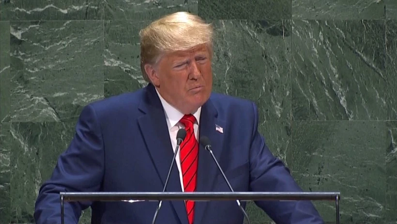 דונלד טראמפ בעצרת האו''ם
