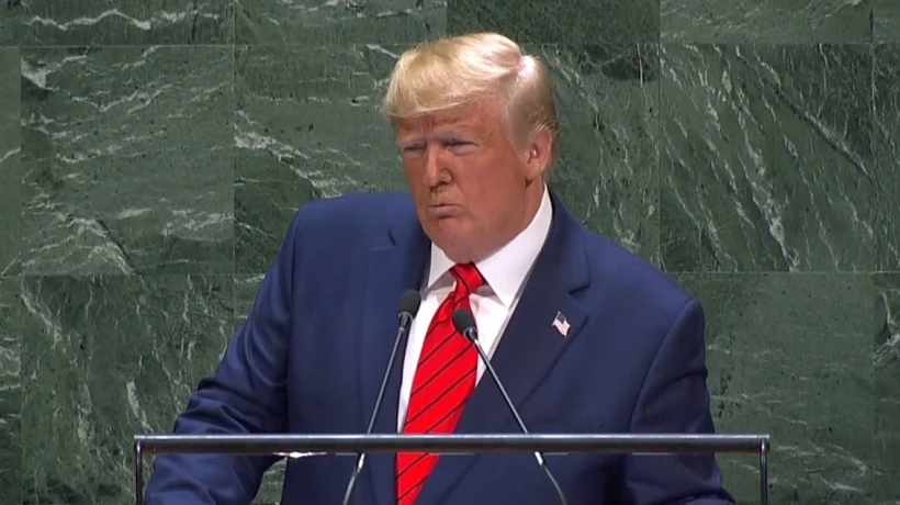 דונלד טראמפ בעצרת האו''ם