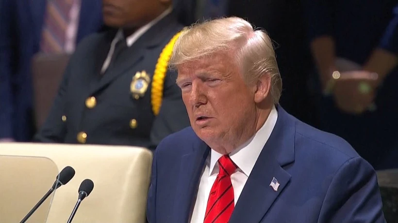 דונלד טראמפ בעצרת האו''ם