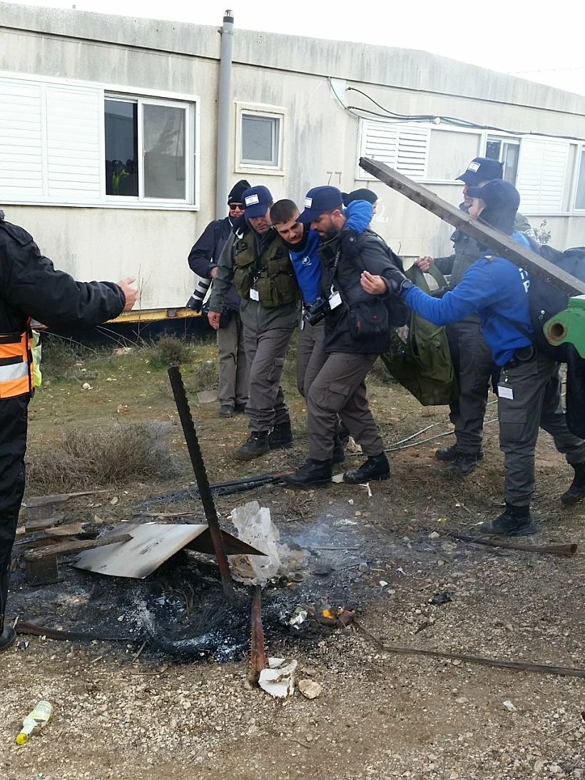 שוטר שנפצע במהלך הפינוי בעמונה