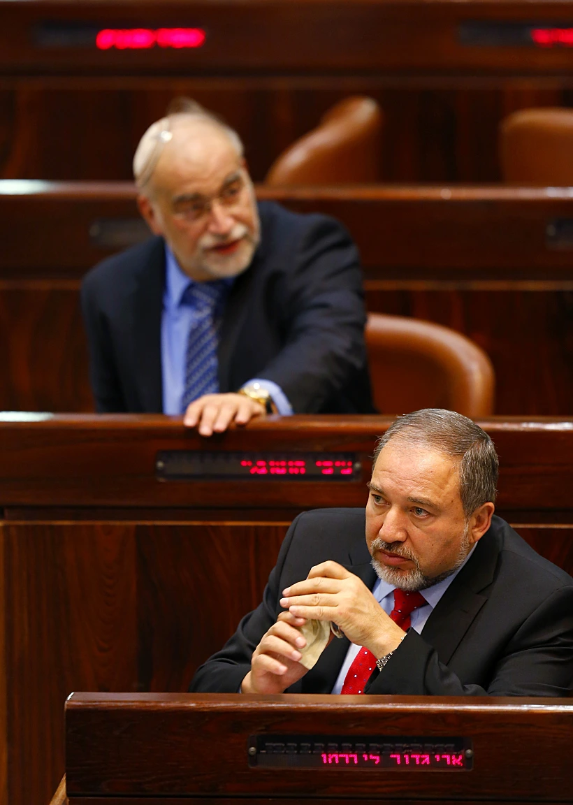 ליברמן בטקס השבעה בכנסת