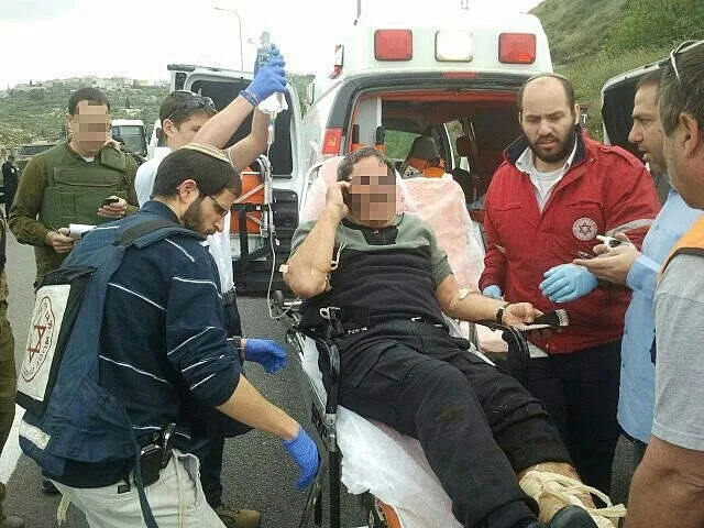 זירת פיגוע הירי סמוך לקדומים