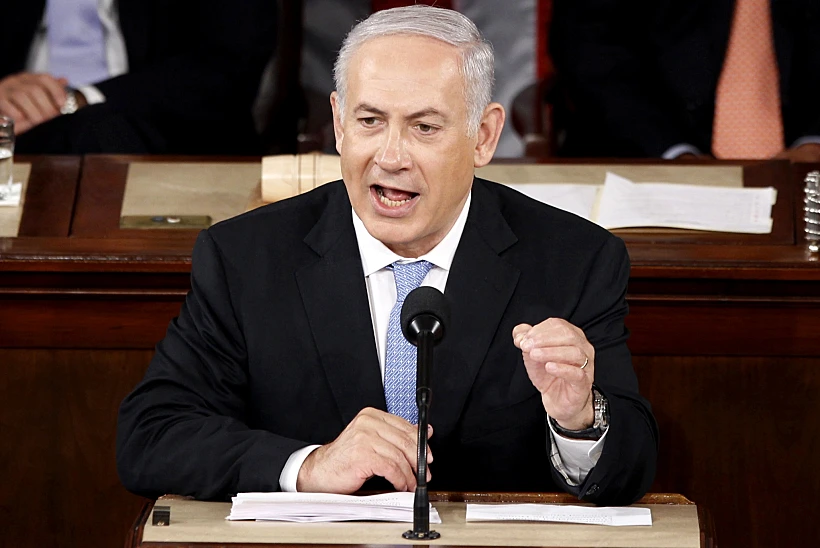 בנימין נתניהו נואם בקונגרס האמריקני