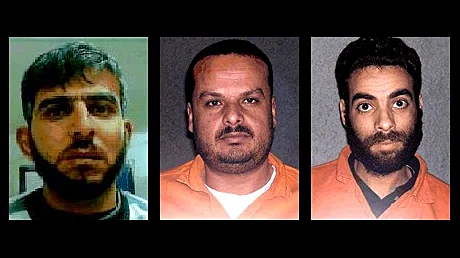 חולייה שתכננה פיגוע חטיפה.מימין: נזאם מחמד חמתו שנינה, ג'האד האני דיב שאמי וחמזה אבראהים מוסא זהראן
