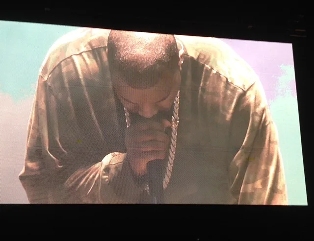 קניה ווסט בהופעה