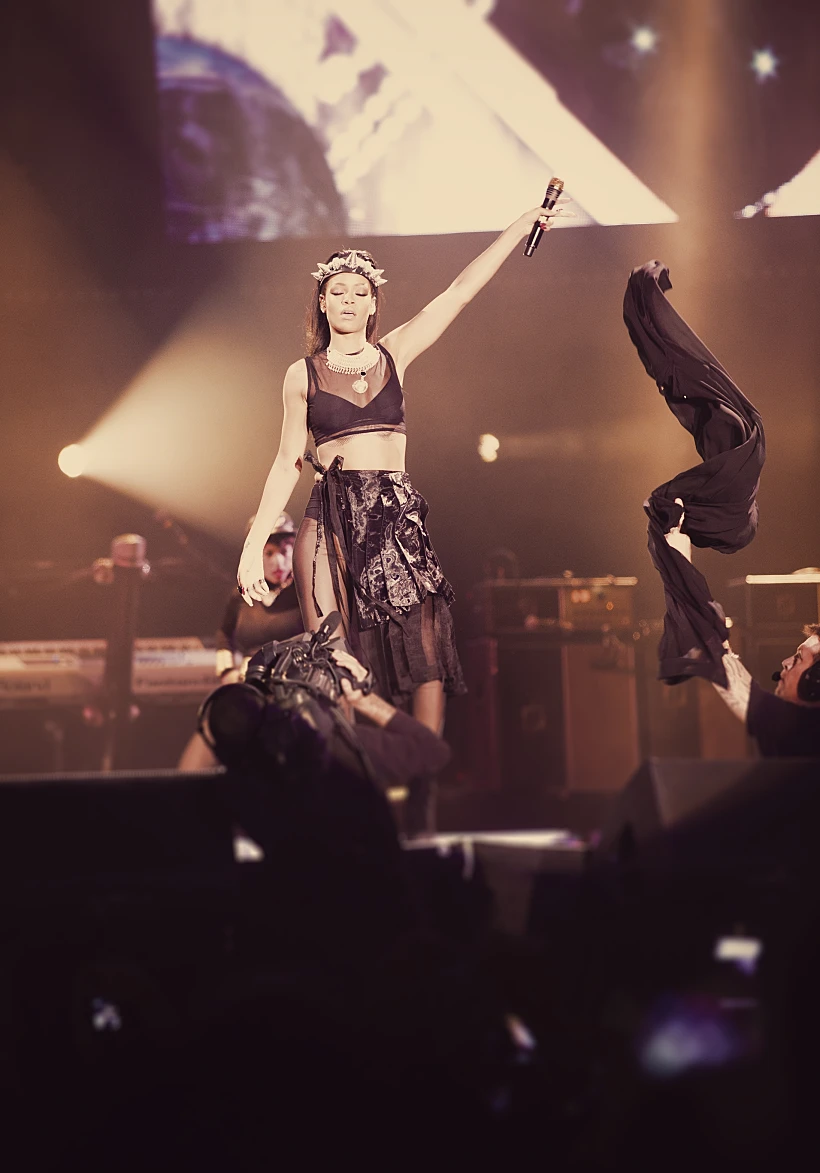 ריהאנה בהופעה בישראל