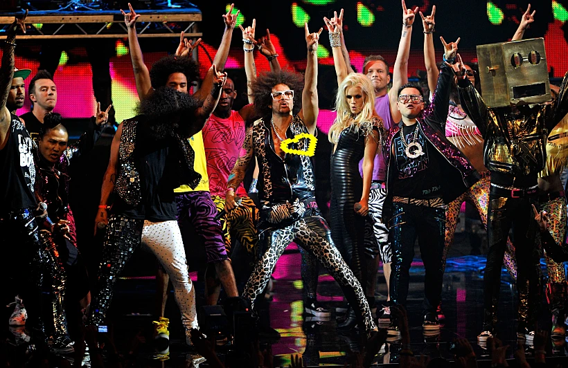 ההרכב LMFAO בטקס ה-EMA