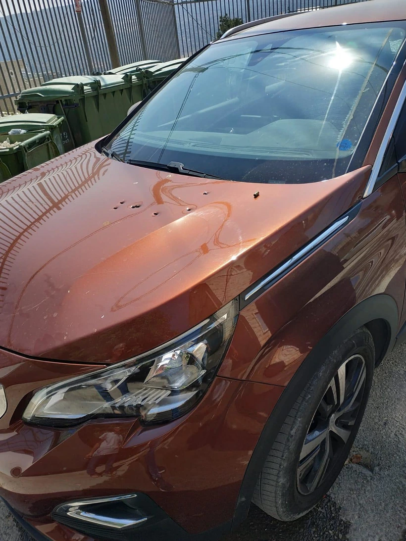 רכבו של ראש המועצה המקומית נחף