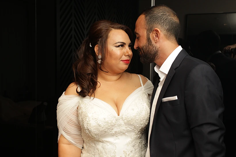 אמירה בוזגלו בחתונתה עם משה בן שימול