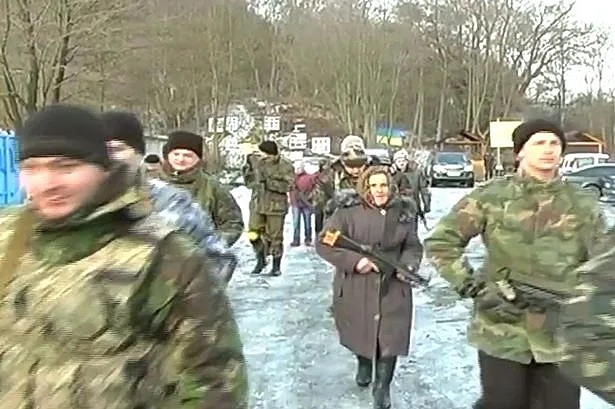 יקטרינה,68 פנסיונרית לוחמת אוקראינית 2