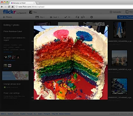 flickr עיצוב חדש לפליקר