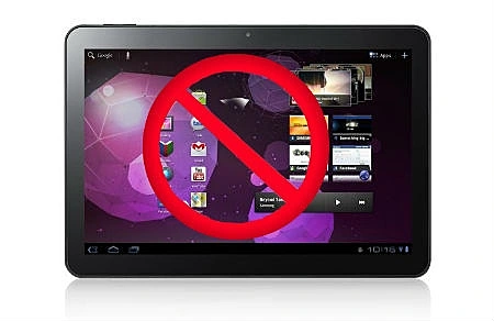 אפל נגד סמסונג גלקסי טאב 10.1