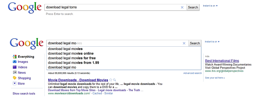 גוגל מצנזרת טורנטים