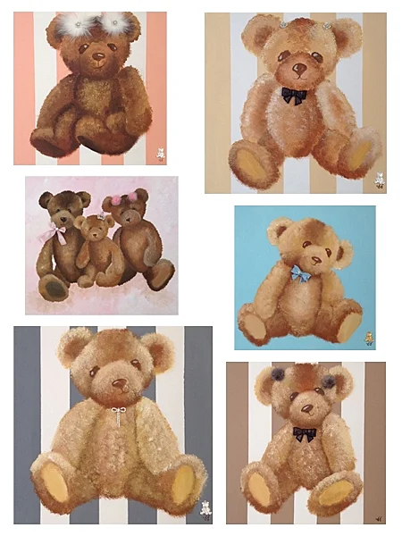 דובים בחדרי ילדים