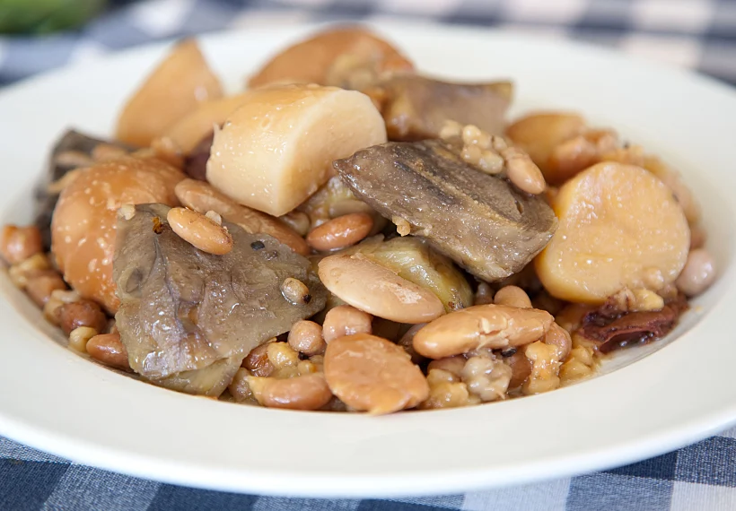 חמין צמחוני עם ארטישוק