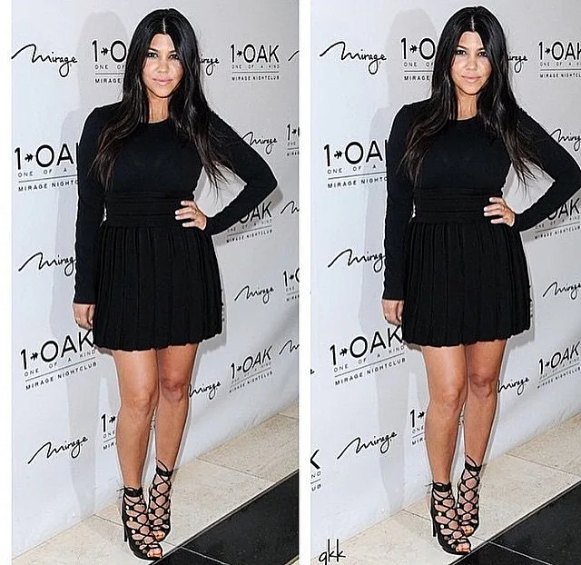 קורטני קרדשיאן שואבת בפומבי