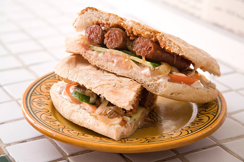 כריך פרנה מרגז - השף גיא פרץ