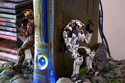 קונסולות מעוצבות: היצירה המדהימה הזו היא מחווה ל-Halo כמובן