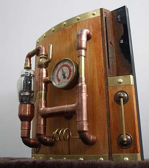 קונסולות מעוצבות: פלייסטיישן בעיצוב סטים-פאנק משגע