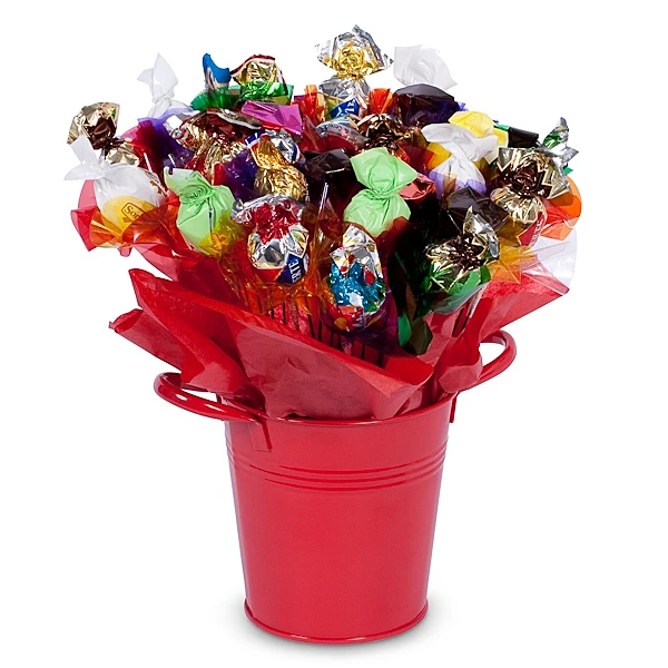 זר של ממתקים שנעשה בחברת