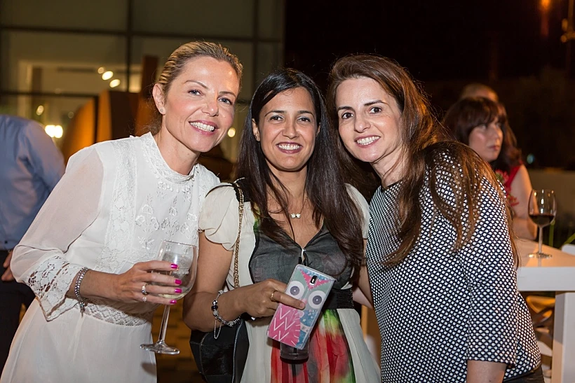 מימין ,עדי אדליס, ורד סלם וצביה קזיוף