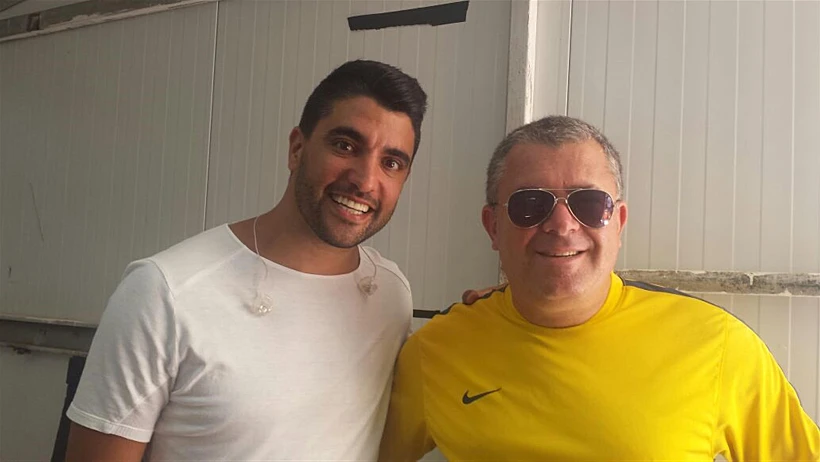 ירון הדר מנכל פארק נחשונית ומשה פרץ.