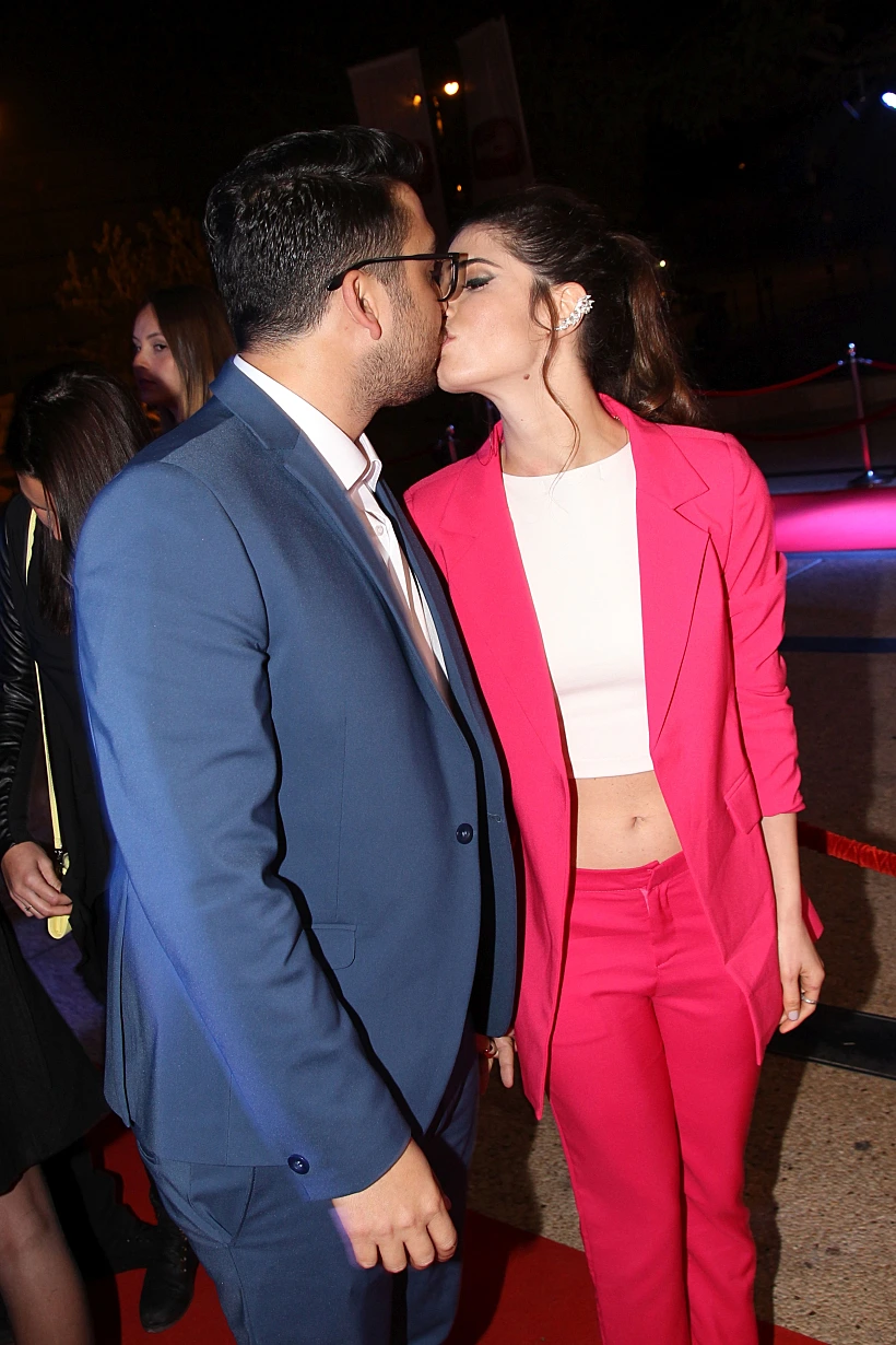 חן אמסלם ומאור זגורי. הנה הנשיקה המיוחלת