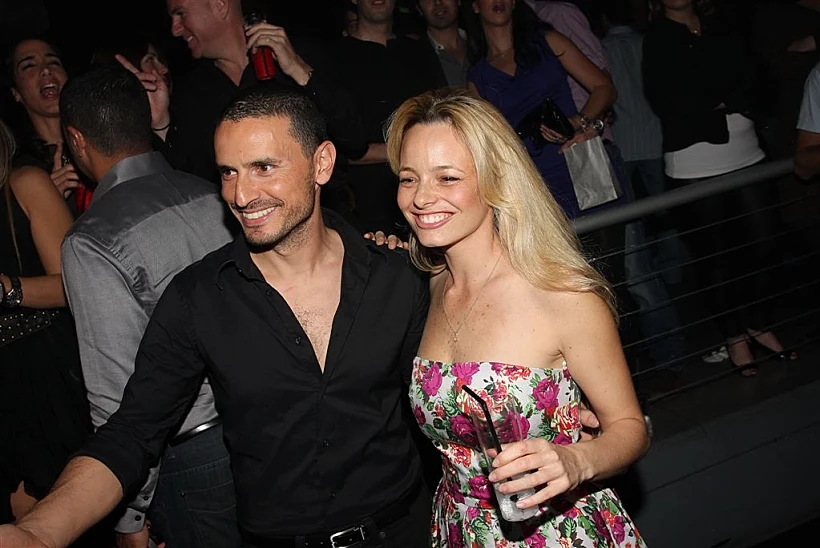 יעל בר זוהר וגיא זוארץ במסיבה של ללין