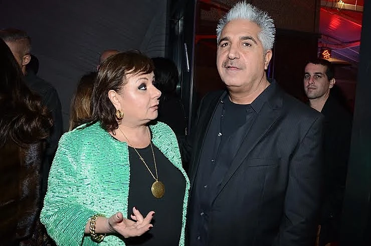 חנה לסלאו ודני מזרחי. את האמת, רואים לי את הסנטר הכפול?