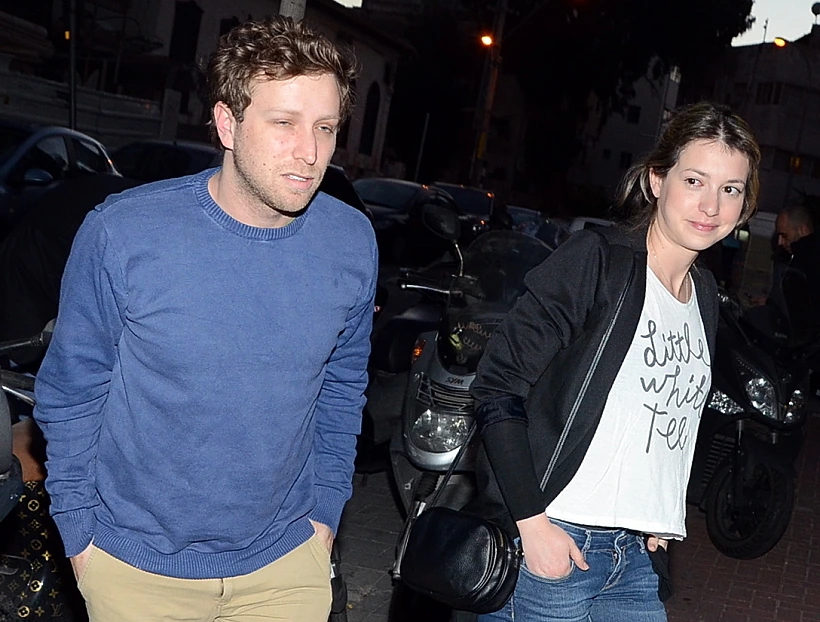 ליאור ידיין ואשתו. הפעם בלי מצלמה מלווה. באסוש